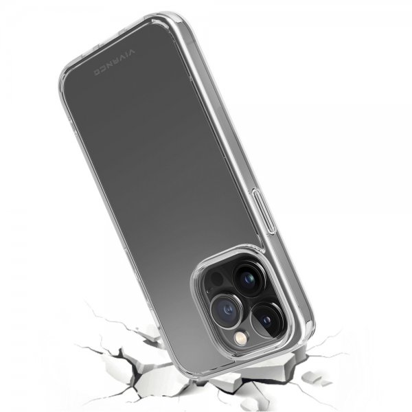 Vivanco iPhone 14 Pro Max Cover Safe & Steady Transparent