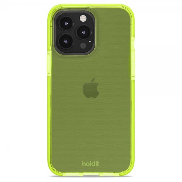 holdit iPhone 14 Pro Max Cover Seethru Acid Green