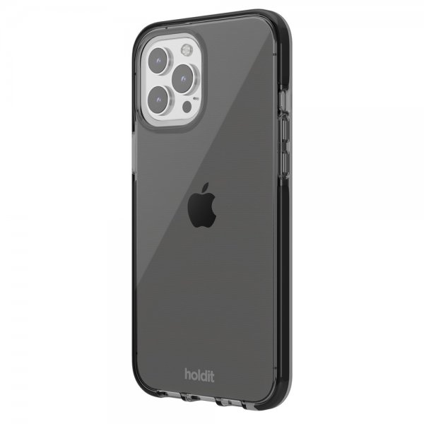 Holdit iPhone 14 Pro Max Cover Seethru Sort