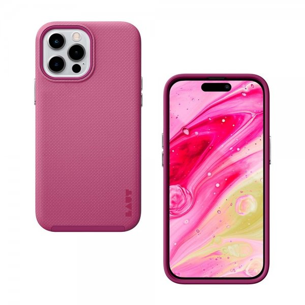 LAUT iPhone 14 Pro Cover Shield Bubblegum Pink