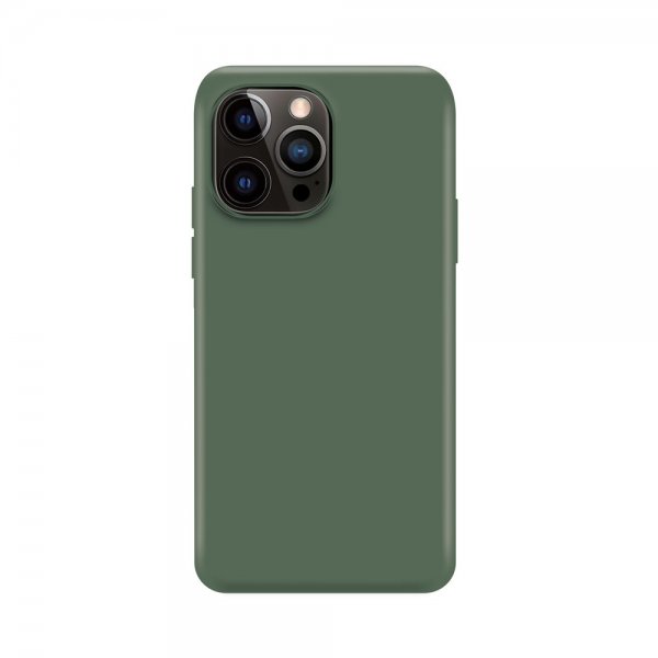 Xqisit iPhone 14 Pro Max Cover Silicone Case Grøn