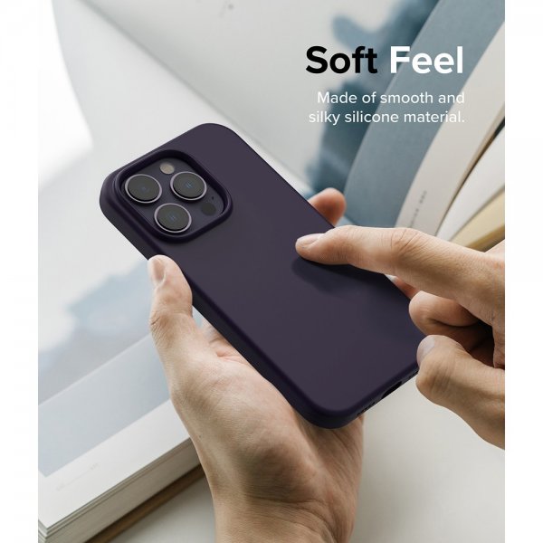 Ringke iPhone 14 Pro Max Cover Silikone Deep Purple