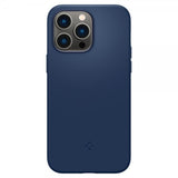 Spigen iPhone 14 Pro Max Cover Silicone Fit MagFit Navy Blue