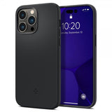 Spigen iPhone 14 Pro Max Cover Silicone Fit MagFit Sort