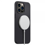Spigen iPhone 14 Pro Max Cover Silicone Fit MagFit Sort
