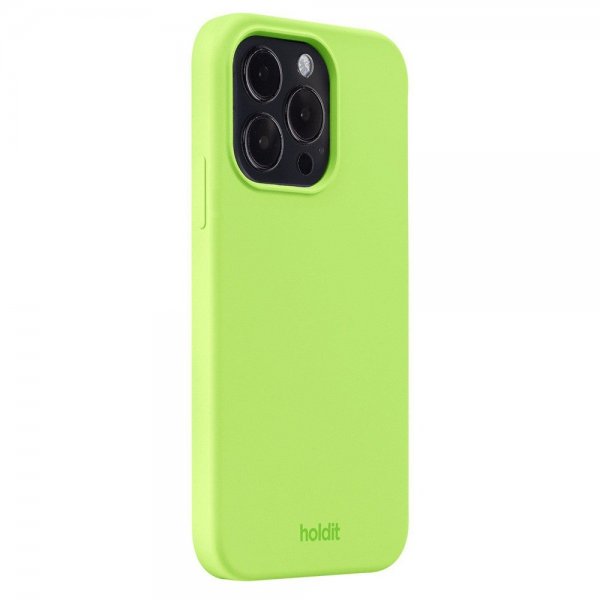 holdit iPhone 14 Pro Cover Silikone Acid Green