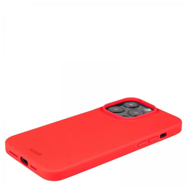 holdit iPhone 14 Pro Max Cover Silikone Chili Red