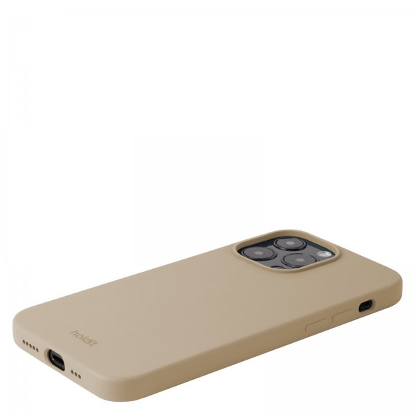 holdit iPhone 14 Pro Max Cover Silikone Latte Beige
