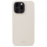 holdit iPhone 14 Pro Max Cover Silikone Light Beige