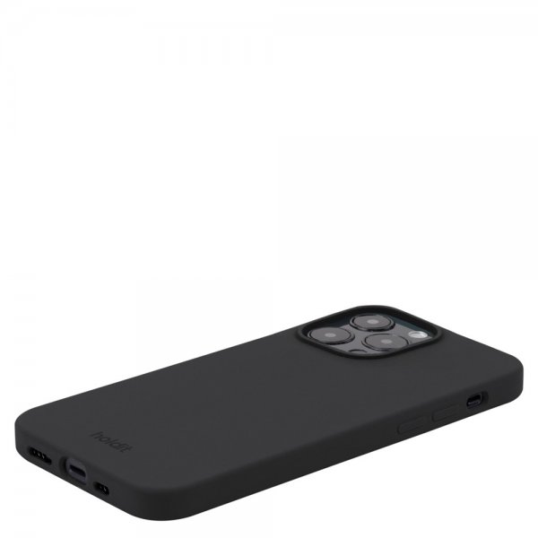 holdit iPhone 14 Pro Max Cover Silikone Sort