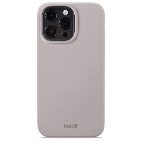 Holdit iPhone 14 Pro Max Cover Silikone Taupe