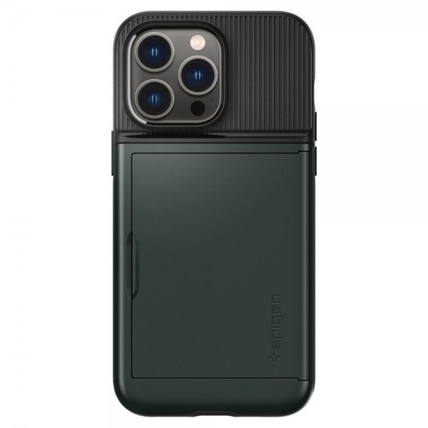 Spigen iPhone 14 Pro Max Cover Slim Armor CS Abyss Green