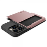 Spigen iPhone 14 Pro Max Cover Slim Armor CS Rosaguld