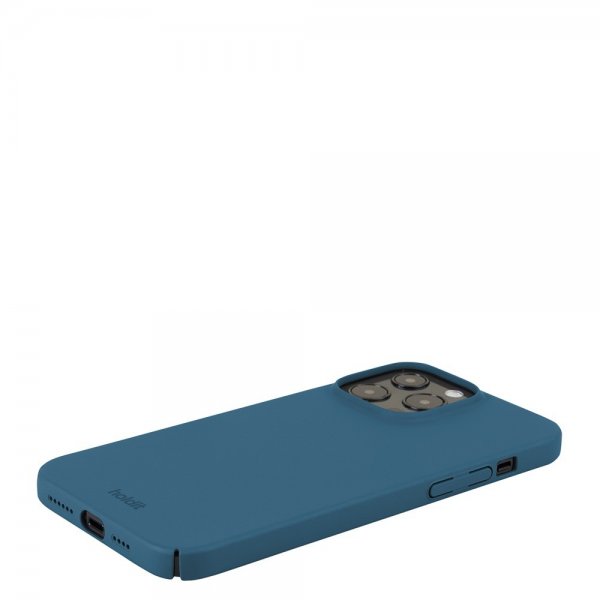 holdit iPhone 14 Pro Max Cover Slim Case Denim Blue