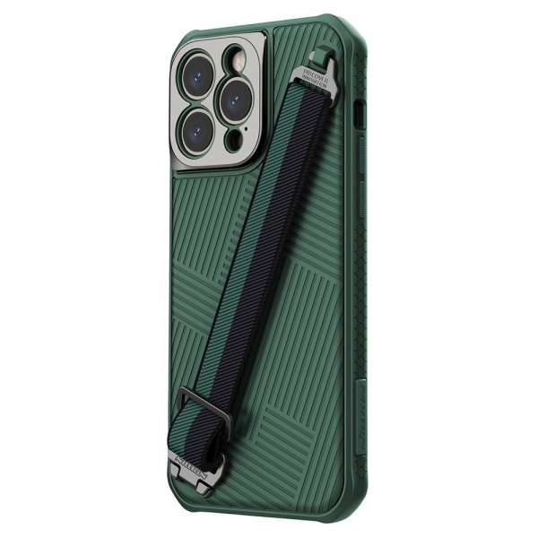 Nillkin iPhone 14 Pro Max Skal Strap Case Grøn