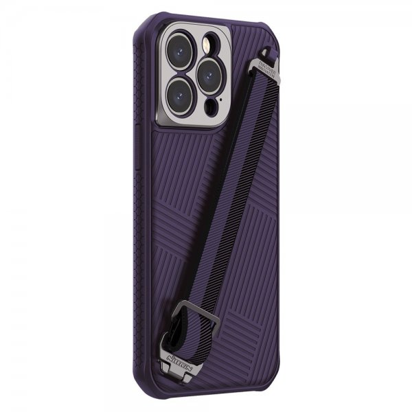 Nillkin iPhone 14 Pro Max Cover Strap Case Lilla