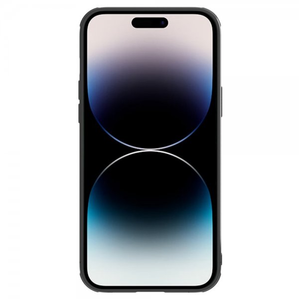 Nillkin iPhone 14 Pro Max Cover Syntetisk Fiber Sort