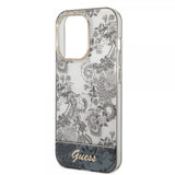 Guess iPhone 14 Pro Max Cover Toile de Jouy Grå
