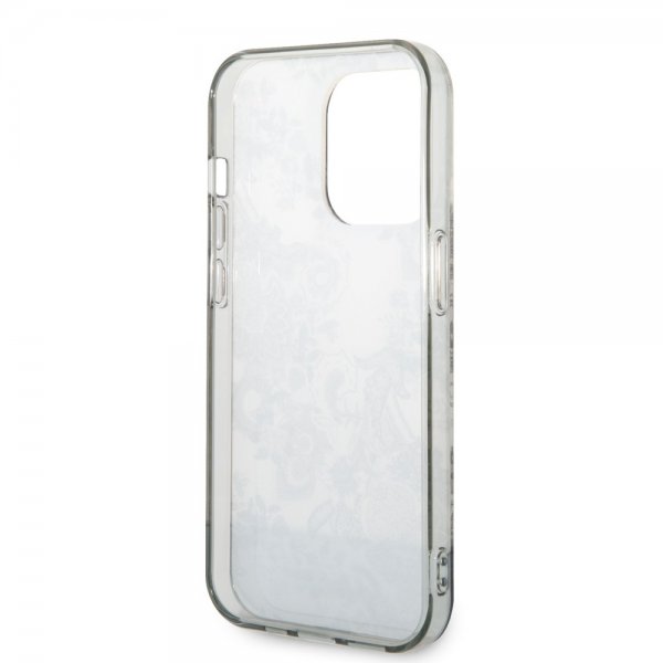 Guess iPhone 14 Pro Max Cover Toile de Jouy Grå