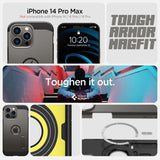 Spigen iPhone 14 Pro Max Cover Tough Armor MagFit Gunmetal