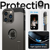 Spigen iPhone 14 Pro Max Cover Tough Armor MagFit Gunmetal