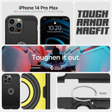 Spigen iPhone 14 Pro Max Cover Tough Armor MagFit Sort