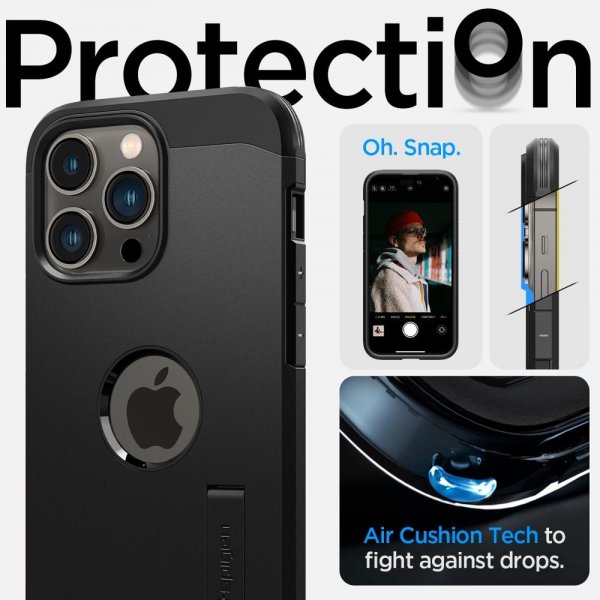 Spigen iPhone 14 Pro Max Cover Tough Armor MagFit Sort