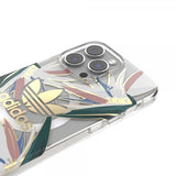 Adidas iPhone 14 Pro Max Cover Trefoil Clear Case MagSafe Gold