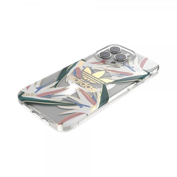 Adidas iPhone 14 Pro Max Cover Trefoil Clear Case MagSafe Gold
