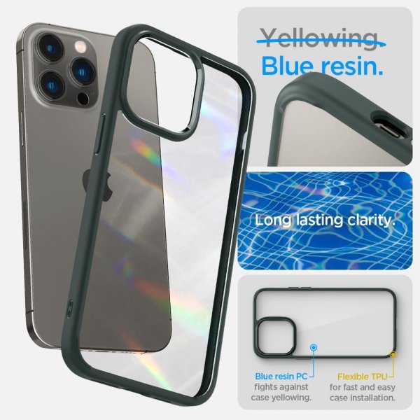 Spigen iPhone 14 Pro Max Cover Ultra Hybrid Abyss Green