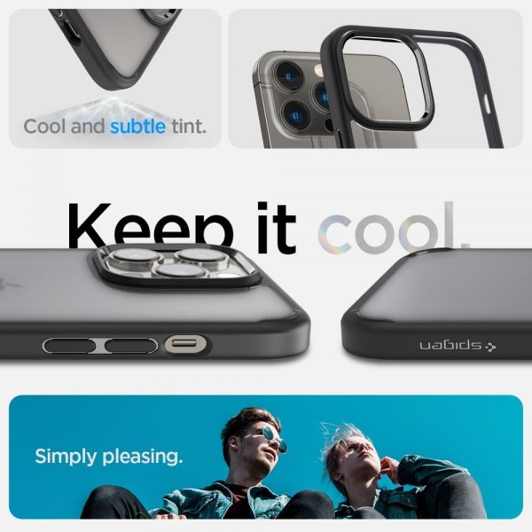 Spigen iPhone 14 Pro Max Cover Ultra Hybrid Frost Black