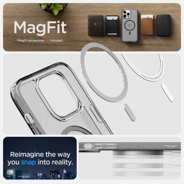 Spigen iPhone 14 Pro Max Cover Ultra Hybrid MagFit Frost Black