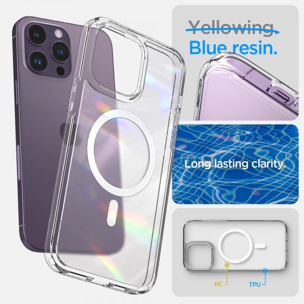 Spigen iPhone 14 Pro Max Cover Ultra Hybrid MagFit Frost Clear