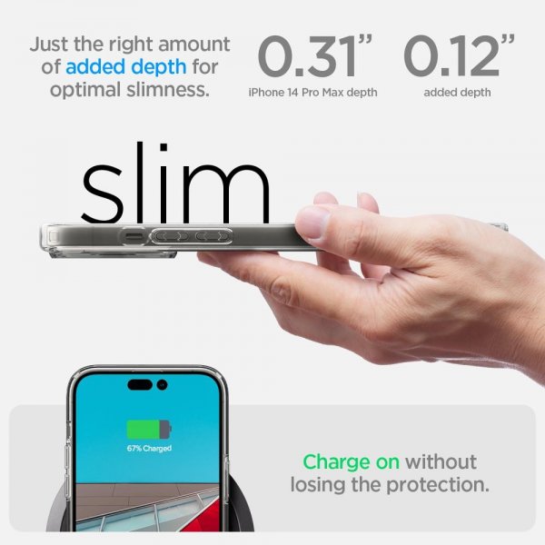 Spigen iPhone 14 Pro Max Cover Ultra Hybrid MagFit Hvid