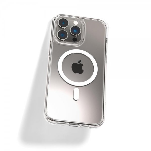 Spigen iPhone 14 Pro Max Cover Ultra Hybrid MagFit Hvid