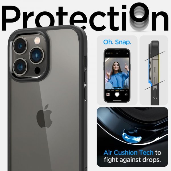 Spigen iPhone 14 Pro Max Cover Ultra Hybrid Mat Sort
