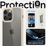 Spigen iPhone 14 Pro Max Cover Ultra Hybrid Sand Beige