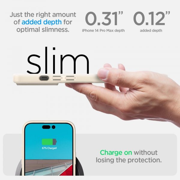 Spigen iPhone 14 Pro Max Cover Ultra Hybrid Sand Beige