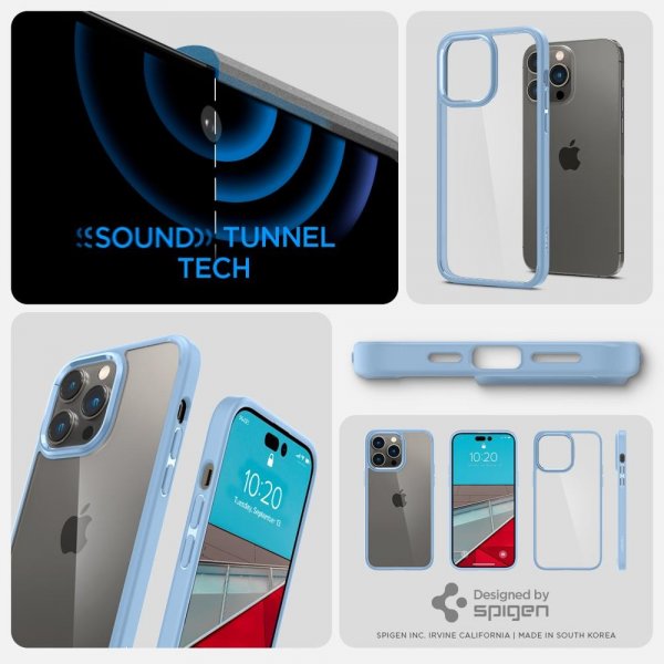 Spigen iPhone 14 Pro Max Cover Ultra Hybrid Sierra Blue