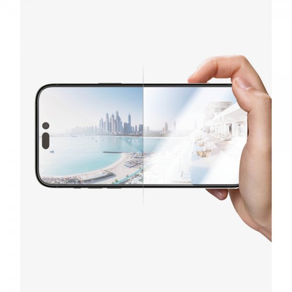 PanzerGlass iPhone 14 Pro Max Skærmbeskyttelse Ultra-Wide Fit Anti-refleks EasyAligner