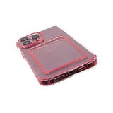 iPhone 14 Pro Max Cover Kortholder Stødsikker Rosa