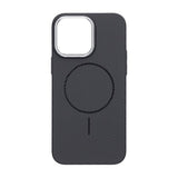 iPhone 14 Pro Cover Kulfibermønster MagSafe Sort