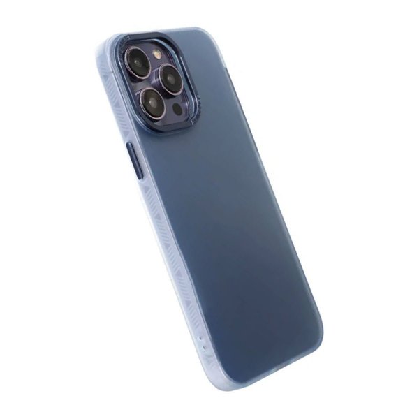 iPhone 14 Pro Cover Kamerakant MagSafe Blå