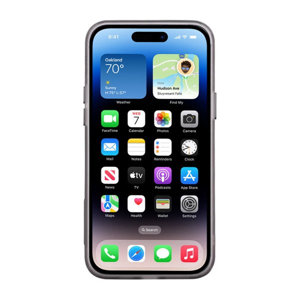 iPhone 14 Pro Cover Kamerakant MagSafe Sort