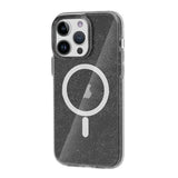 iPhone 14 Pro Cover Glitter MagSafe Sort