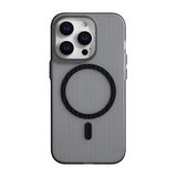 iPhone 14 Pro Cover Bølgepap MagSafe Grå