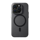Rvelon iPhone 14 Pro Cover Korrugeret MagSafe Sort