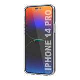 Rvelon iPhone 14 Pro Cover Kortholder Gennemsigtig