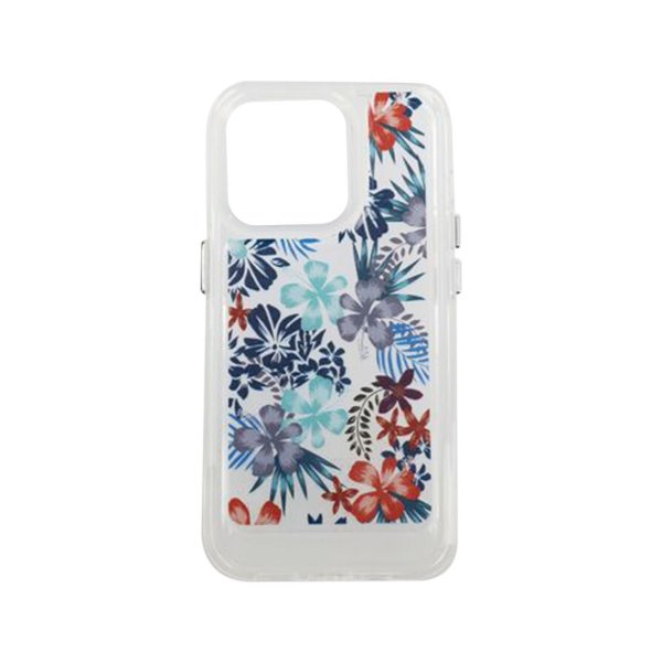 iPhone 14 Pro Cover Motiv Røde Blomster