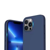 Rvelon iPhone 14 Pro Cover Silikone MagSafe Mørkeblå